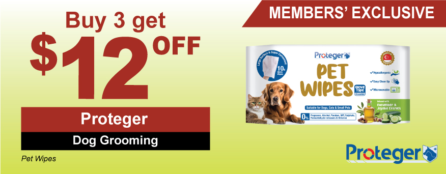 Proteger dog Grooming Promo